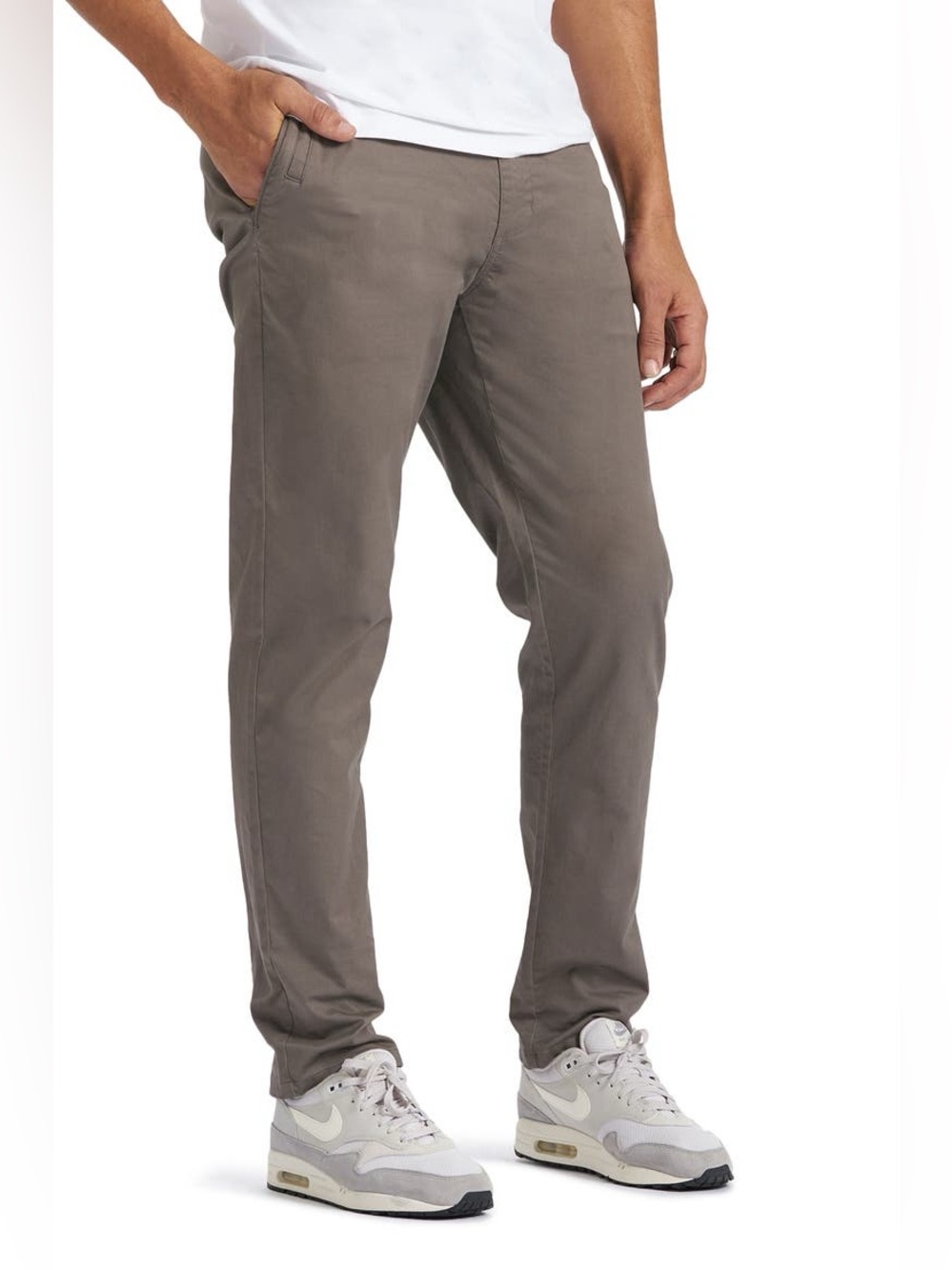 Vuori Collins Chino Pants Men’s Size 32 Gray Slim Fit Athleisure